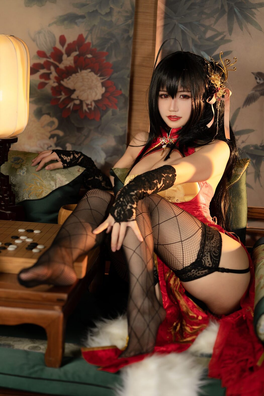 Coser@小仓千代w No.058 大凤旗袍