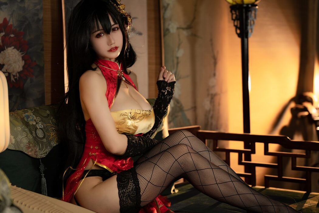 Coser@小仓千代w No.058 大凤旗袍