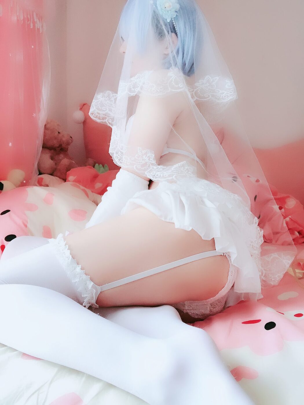 Coser@习呆呆 – 蕾姆婚纱