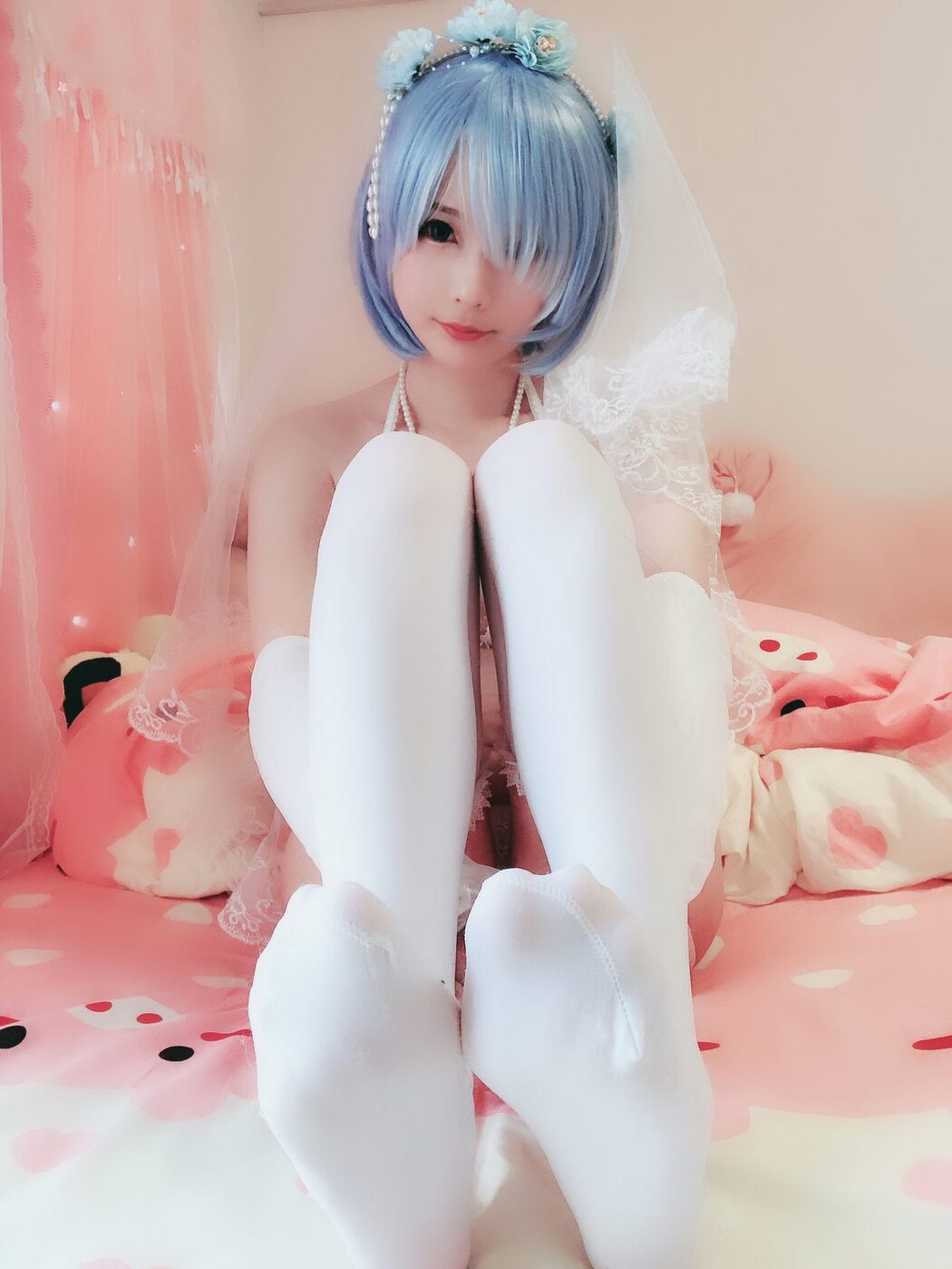 Coser@习呆呆 – 蕾姆婚纱