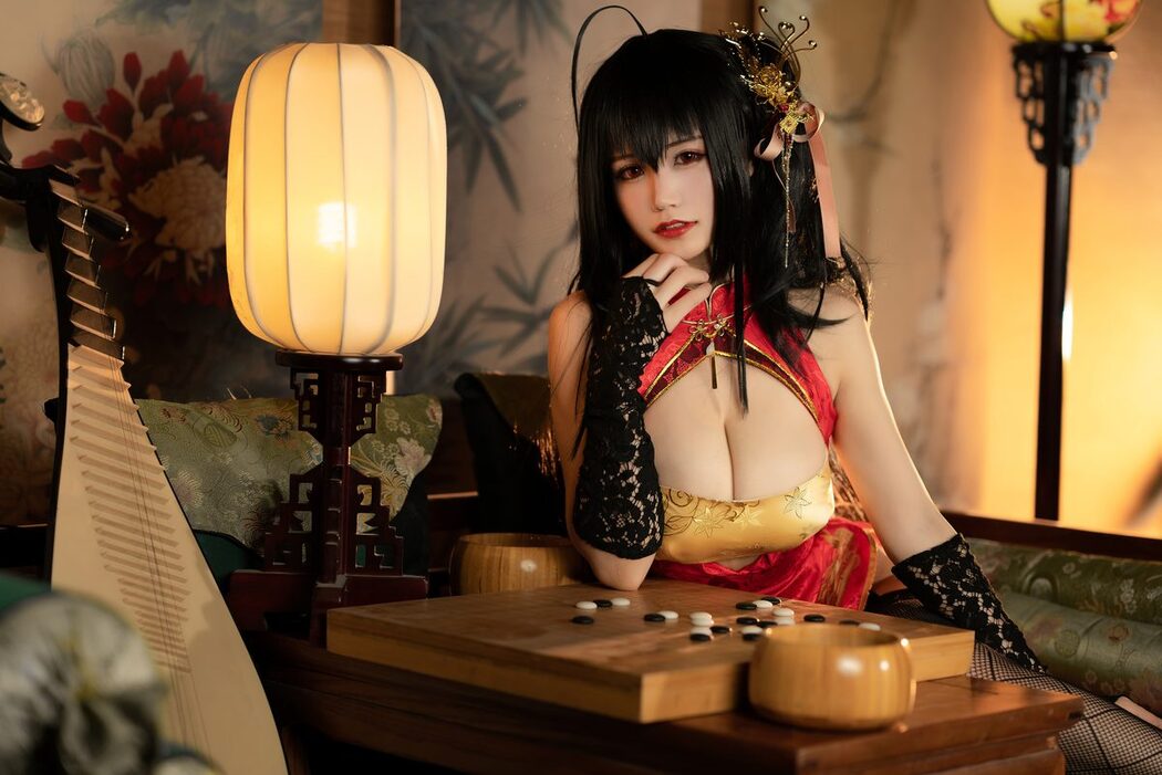 Coser@小仓千代w No.058 大凤旗袍