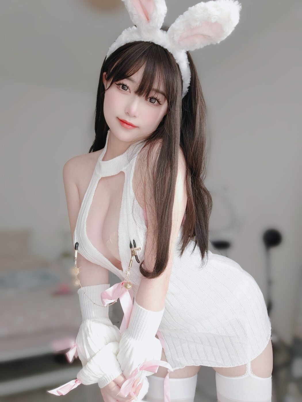 Coser@女主K – 白丝兔女郎