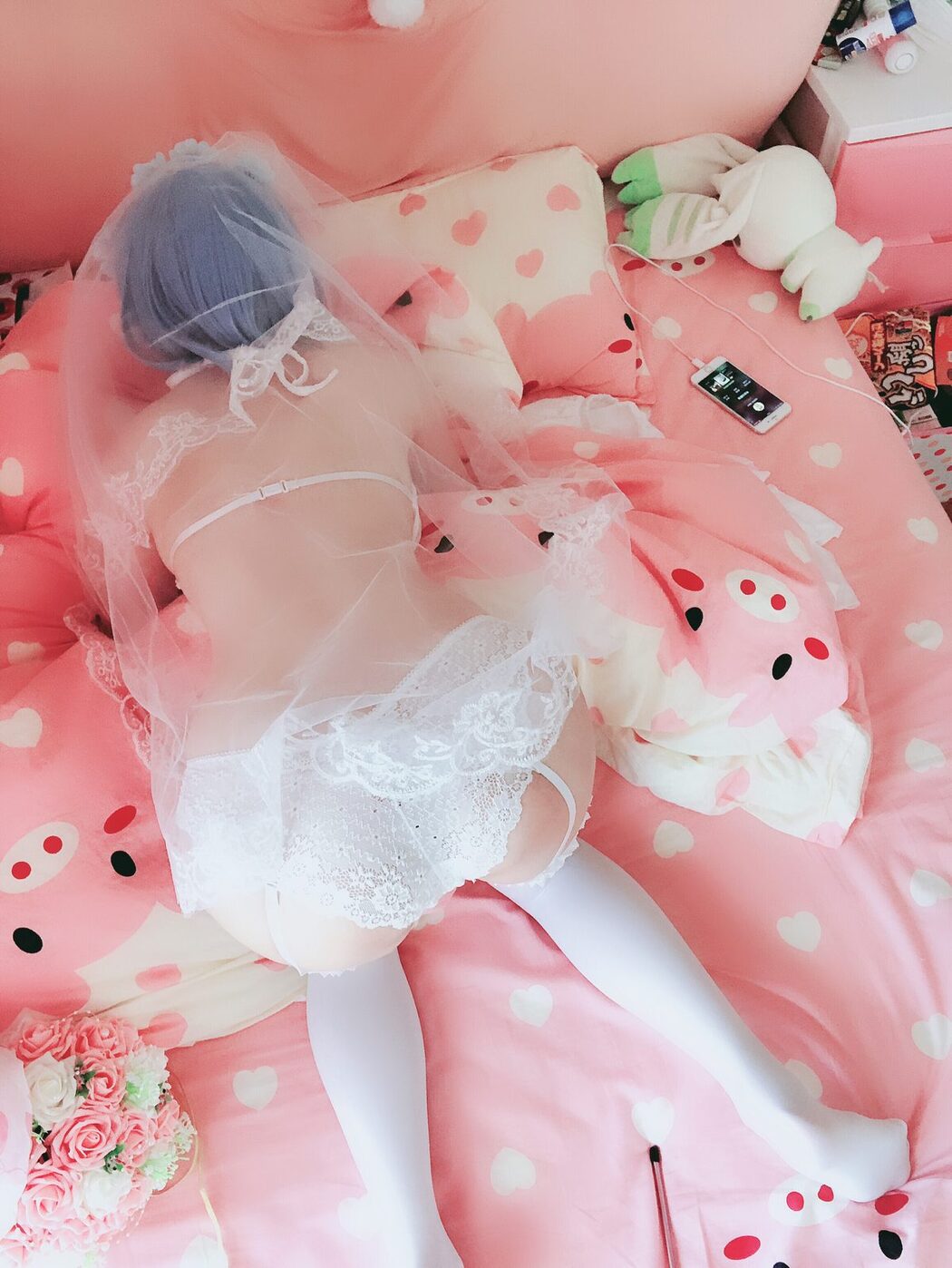 Coser@习呆呆 – 蕾姆婚纱