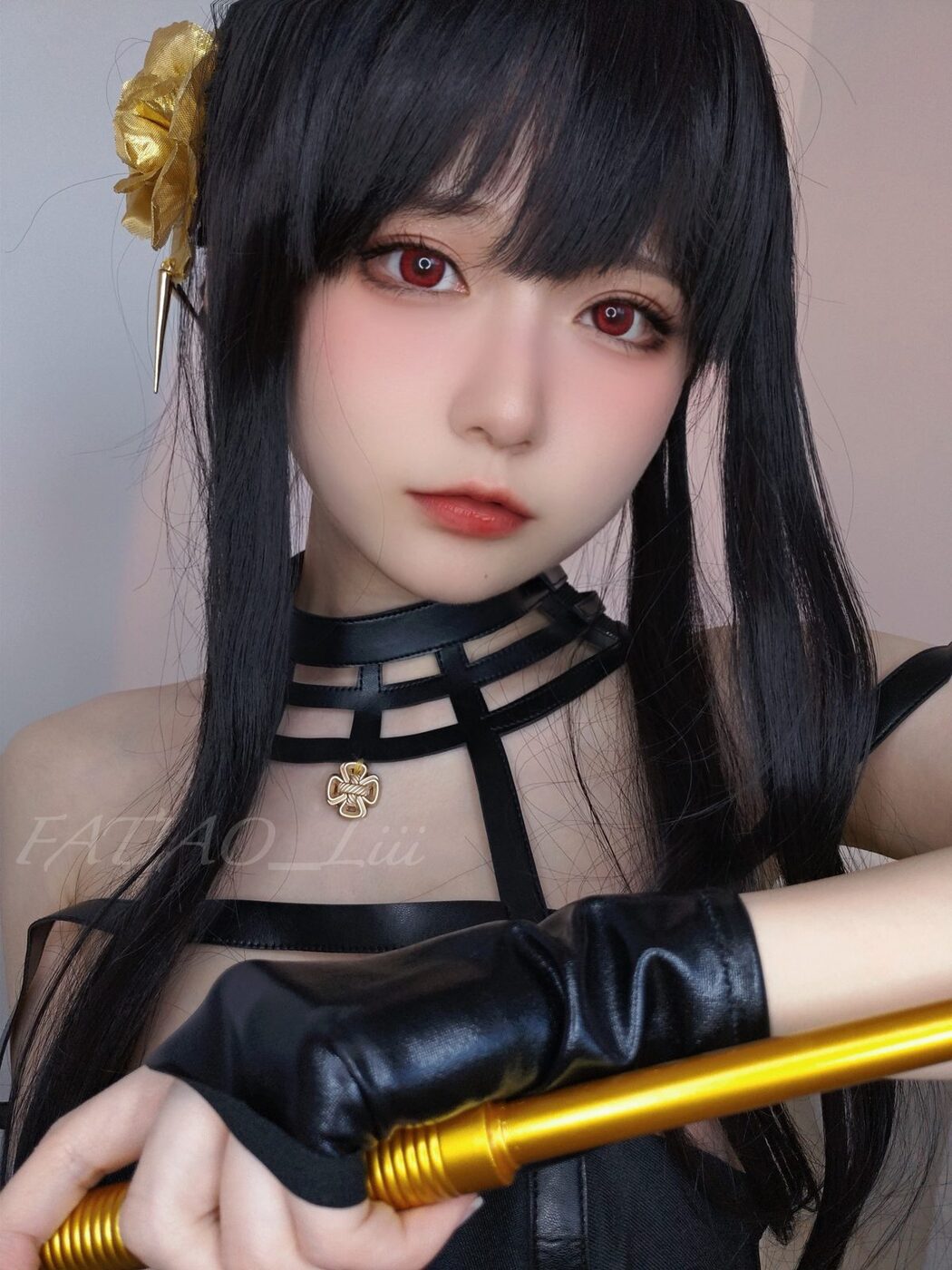 Coser@发条少女 迷之呆梨 Fatiao Liii – 自撮り写真 Yor Forger 约尔·福杰