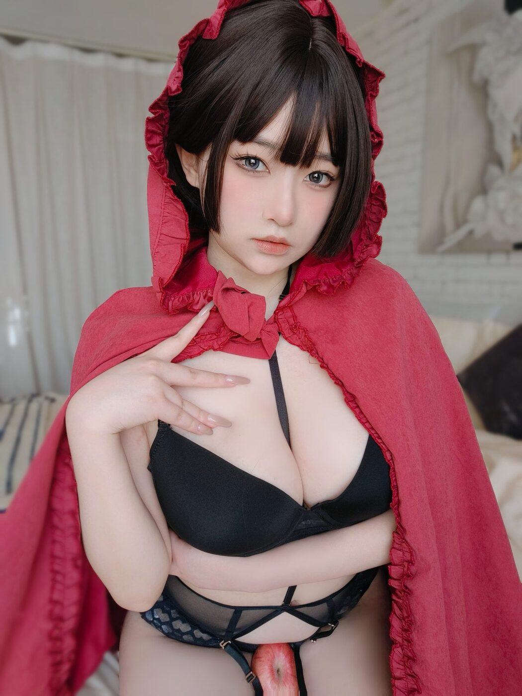 Coser@女主K – 小红帽和红苹果