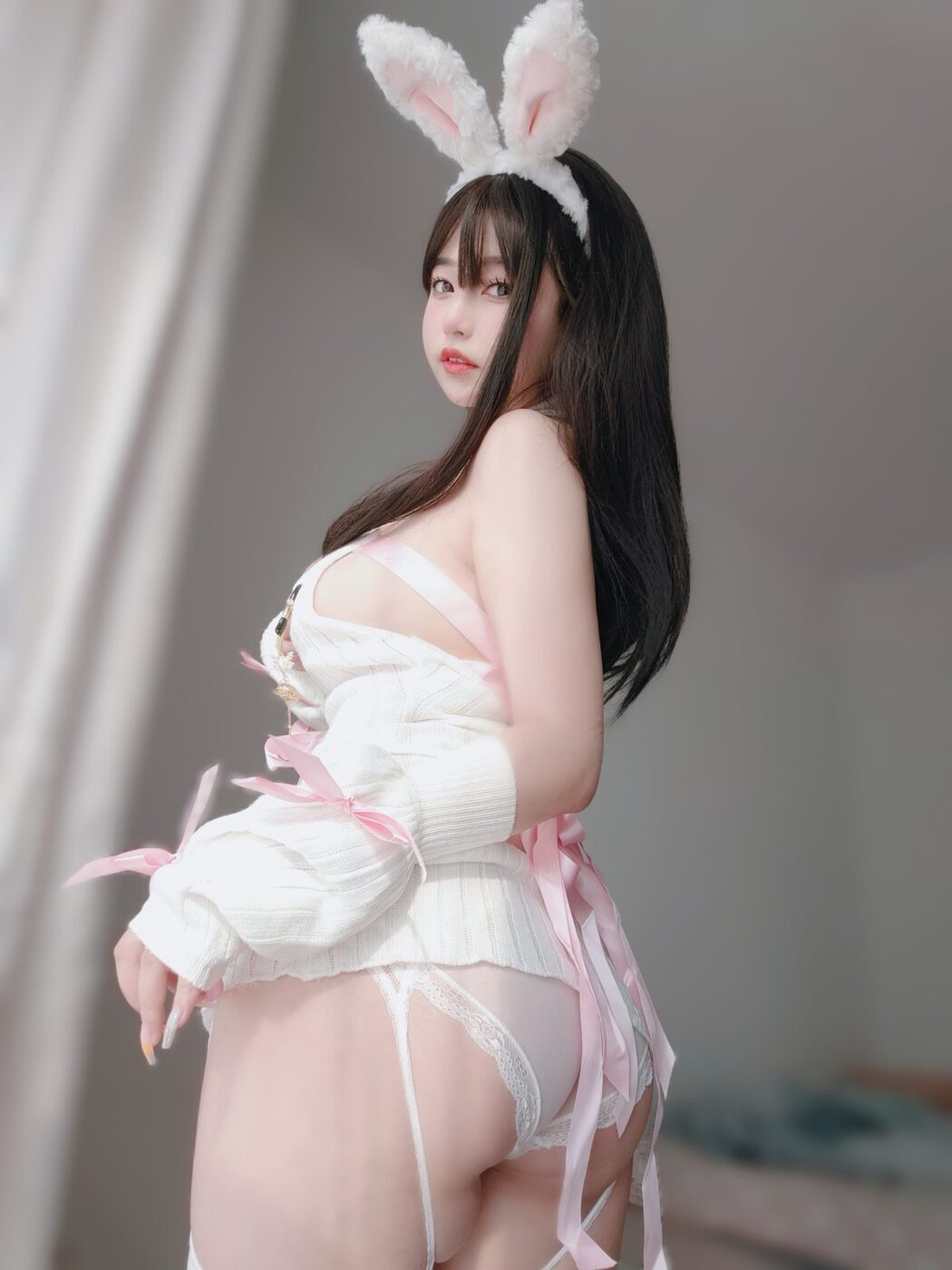 Coser@女主K – 白丝兔女郎