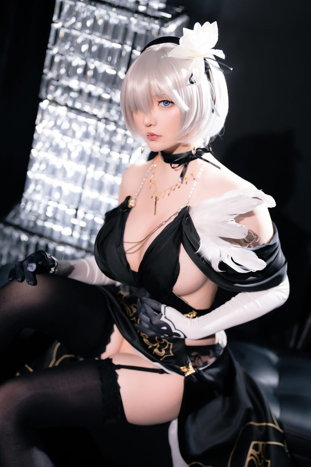 Coser@星之迟迟Hoshilily – 23年9月计划C 尼尔-2B同人礼服