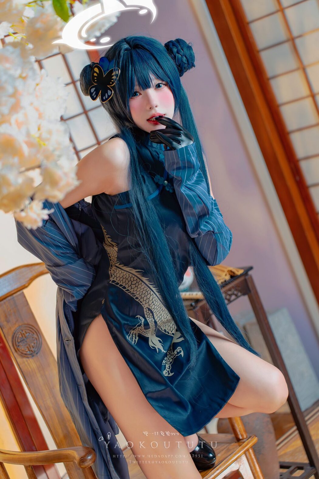 Coser@黏黏团子兔 – 碧蓝档案·妃咲 And 胭脂