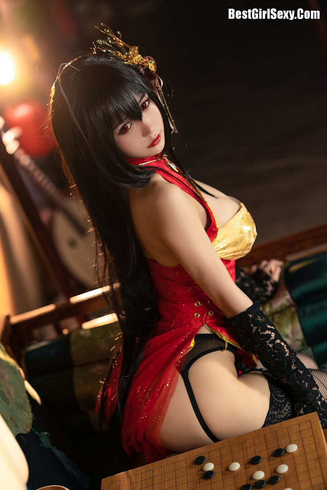 Coser@小仓千代w No.058 大凤旗袍