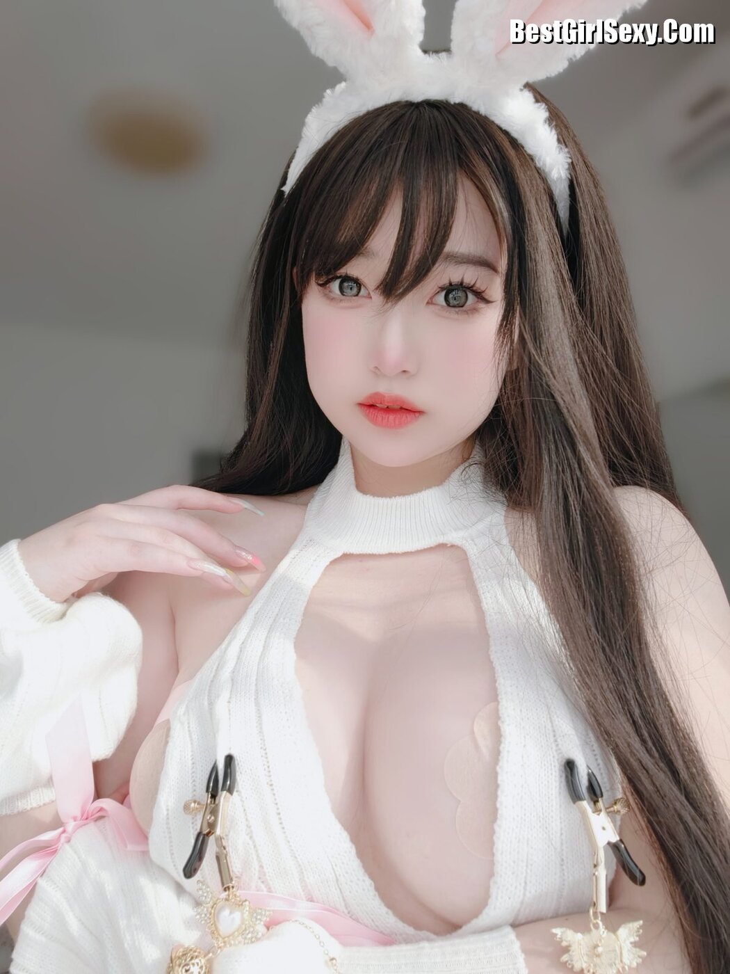 Coser@女主K – 白丝兔女郎