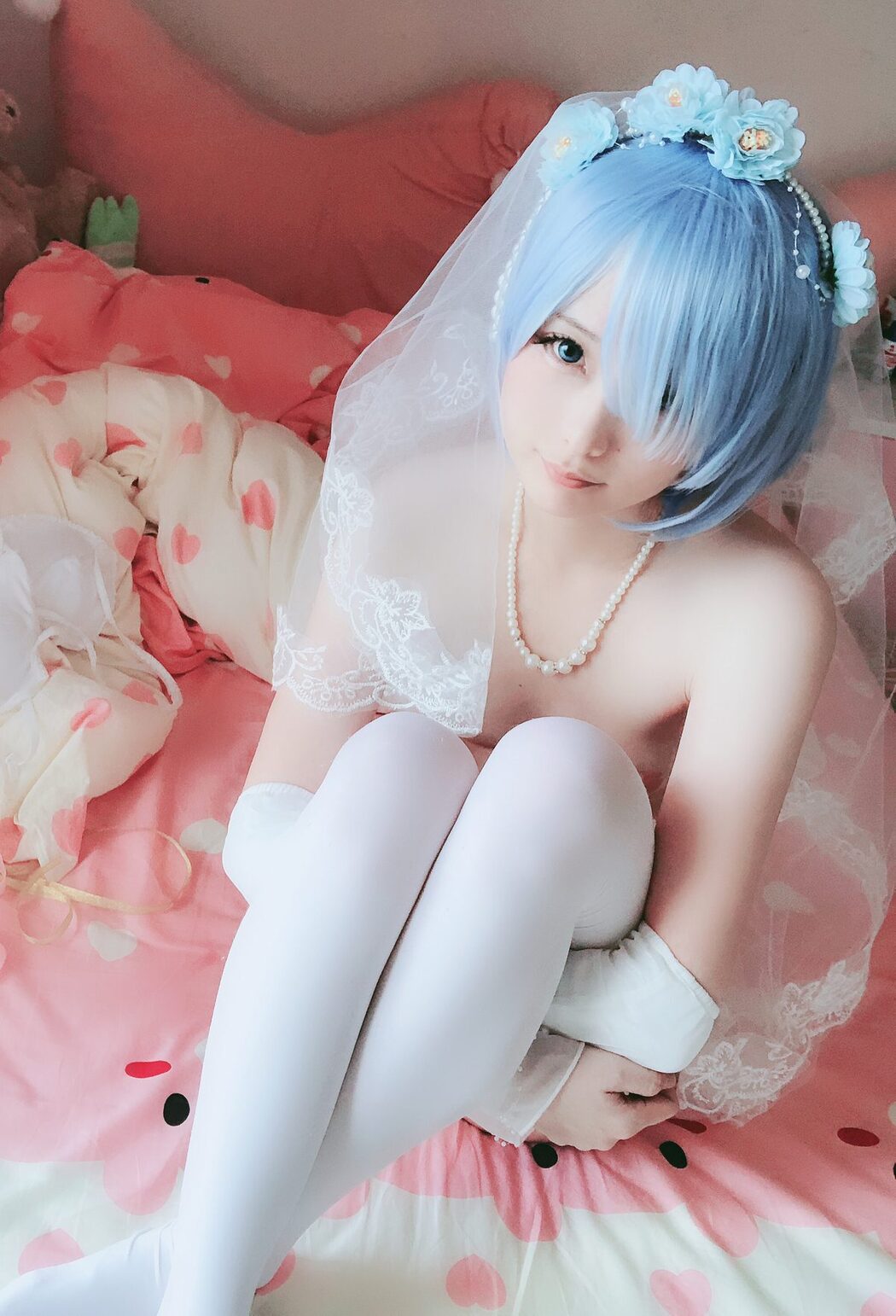 Coser@习呆呆 – 蕾姆婚纱