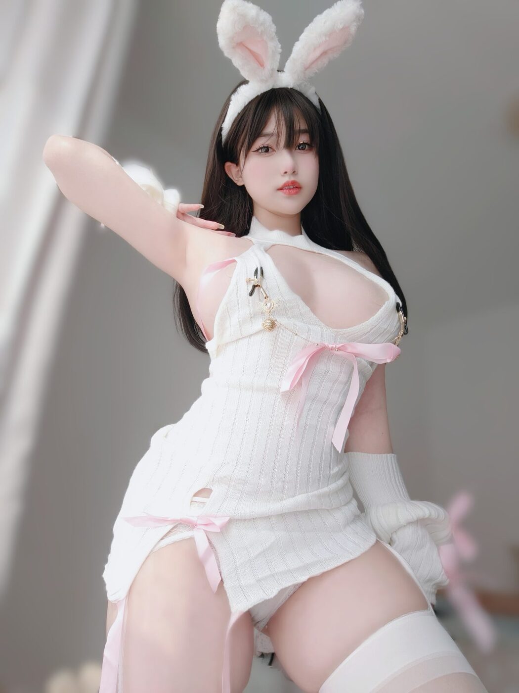 Coser@女主K – 白丝兔女郎