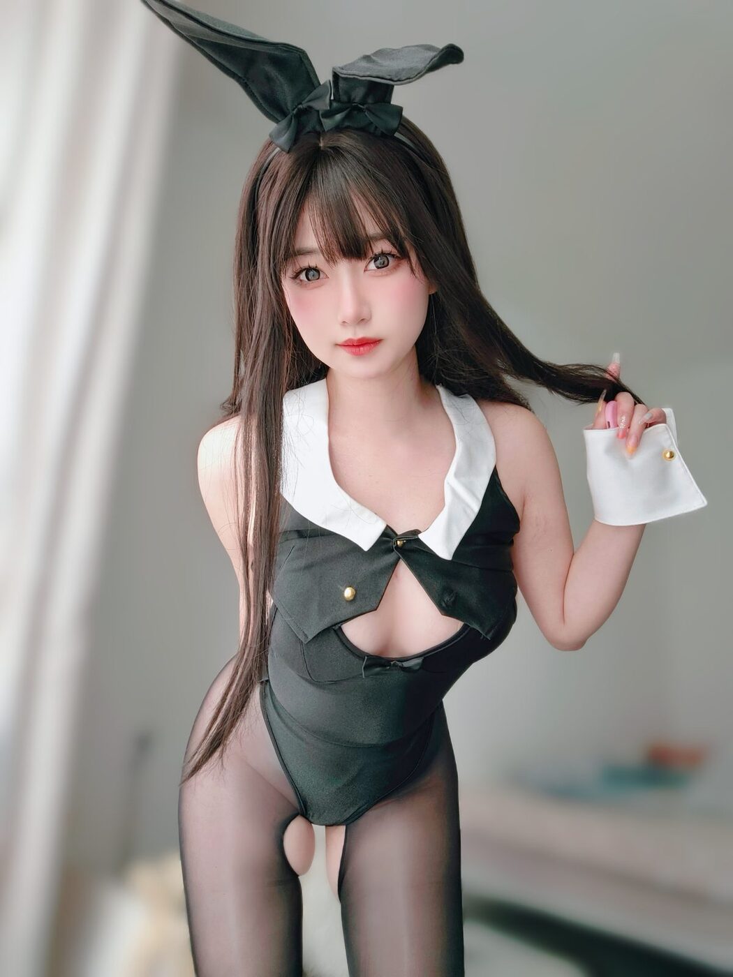 Coser@女主K – 黑丝兔女郎