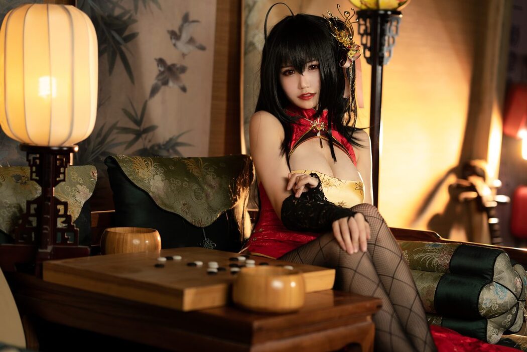 Coser@小仓千代w No.058 大凤旗袍