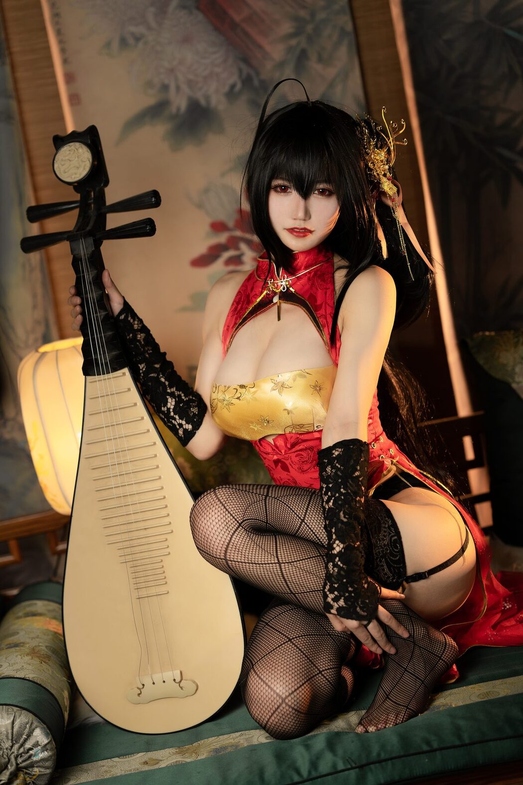 Coser@小仓千代w No.058 大凤旗袍