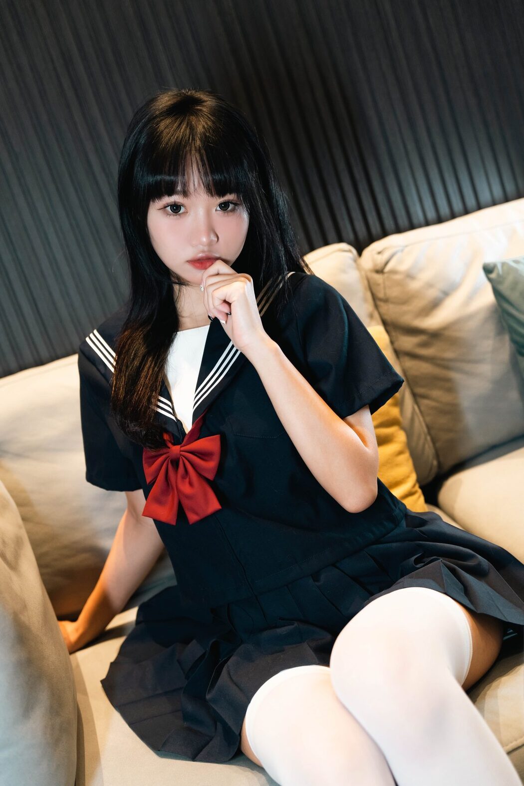 Coser@柒柒要乖哦 – 白丝死库水 A