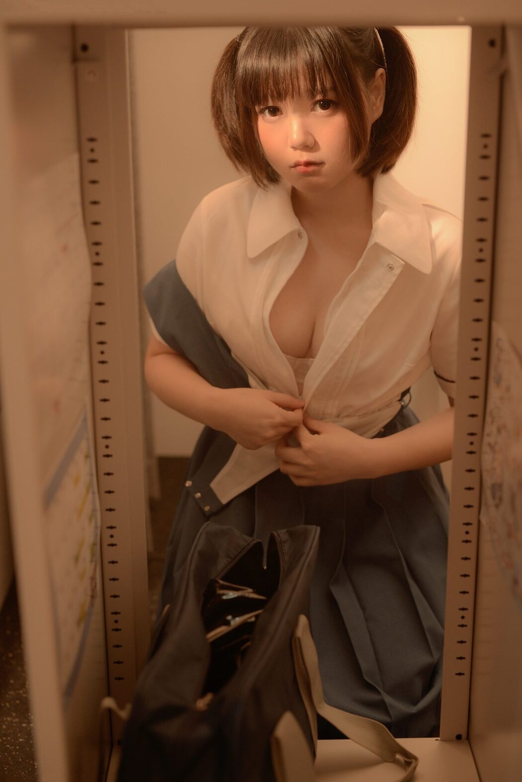 Coser@きょう肉肉 Latex Catsuit Girl ラテックス 動画入り