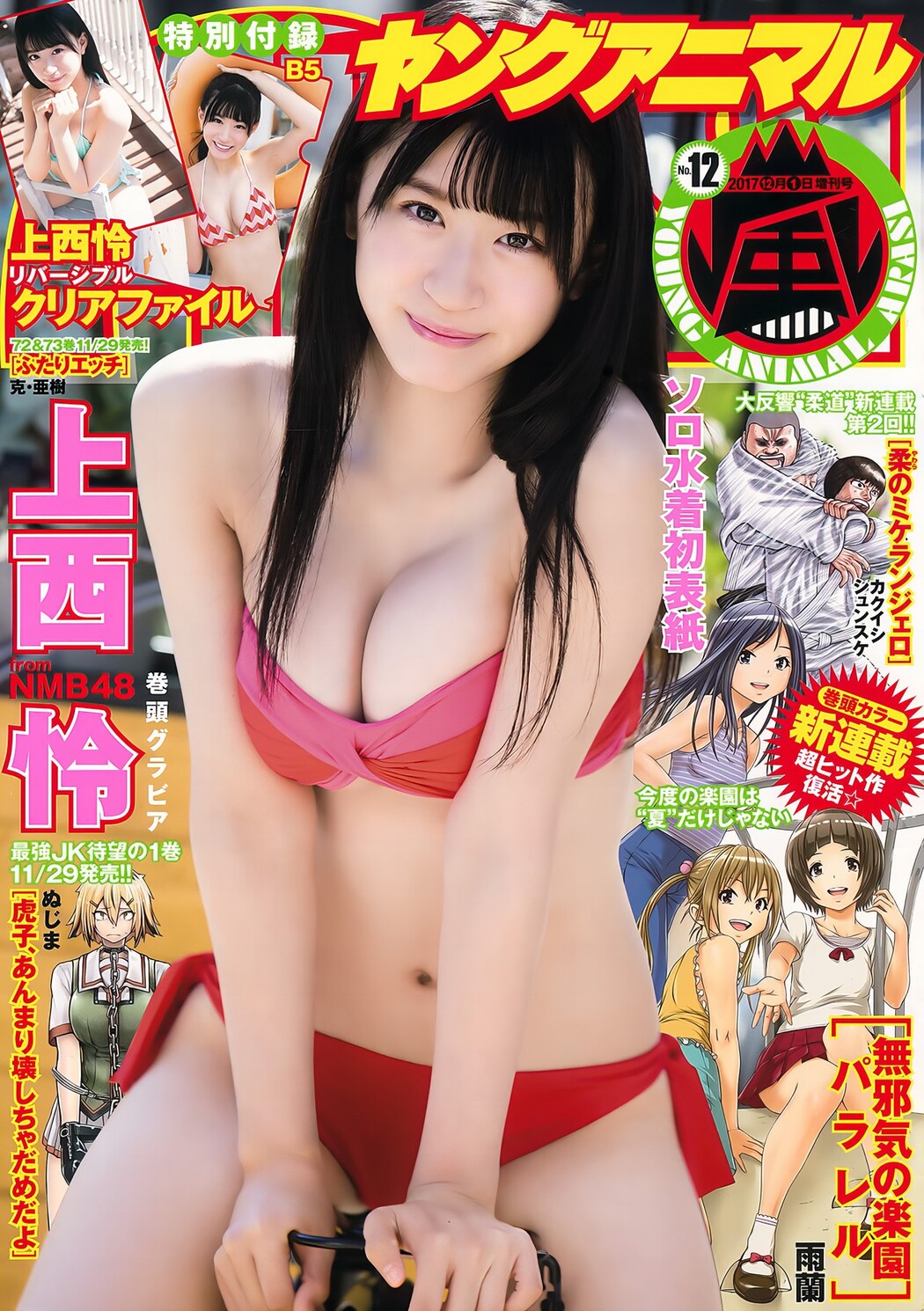 Rei Jonishi 上西怜, Young Animal Arashi 2017 No.12 (ヤングアニマル嵐 2017年12月号) Cover Photo