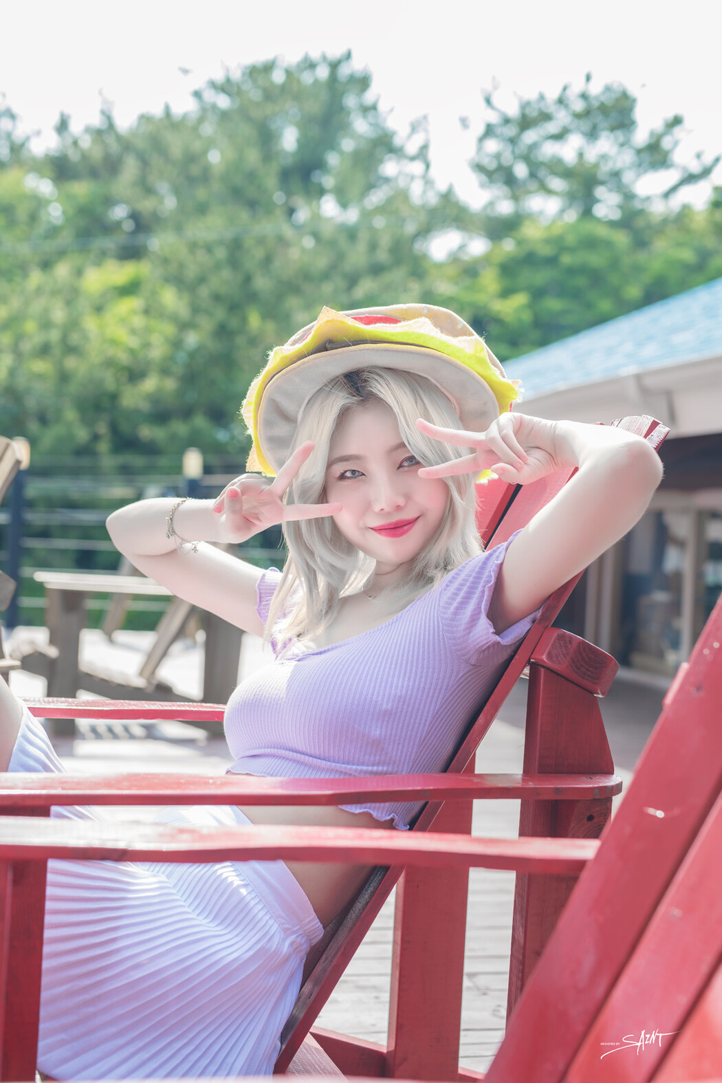 Yuna 유나, Saint PhotoLife Vol.14 &#8216;Jeju Story Part.1&#8217; Set.04