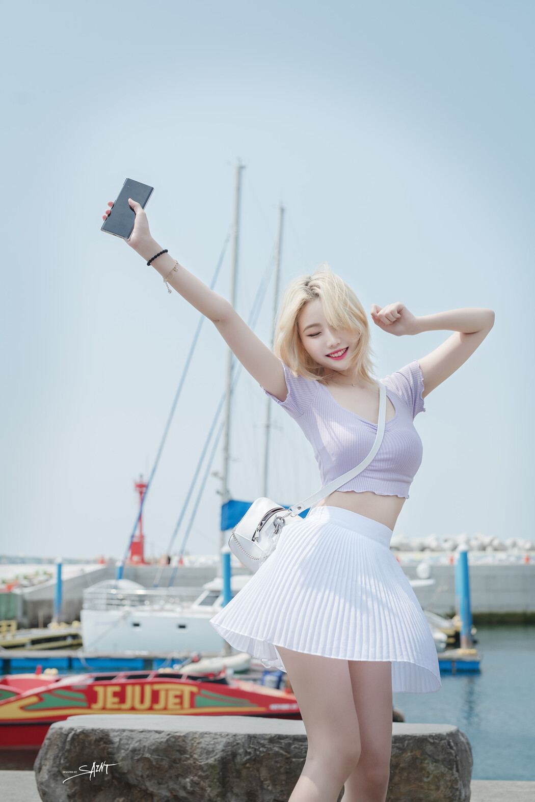 Yuna 유나, Saint PhotoLife Vol.14 &#8216;Jeju Story Part.1&#8217; Set.04