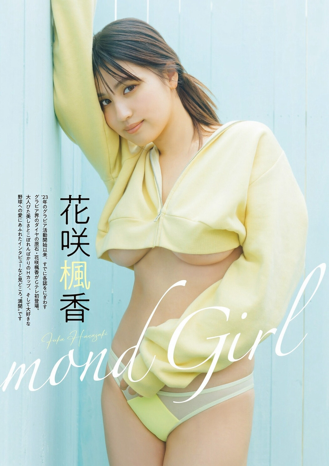 Fuka Hanasaki 花咲楓香, グラビアザテレビジョン Vol.71 (Gravure The Television Vol.71) Cover Photo