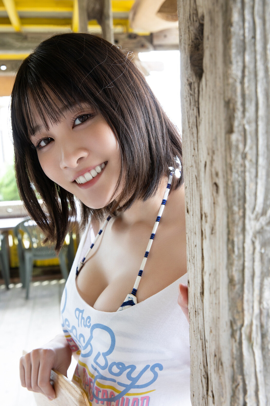 Hayaka Igarashi 五十嵐早香, FRIDAYデジタル写真集 [Ｆカップあるんですッ！ Vol.1 海の家の可愛すぎるアルバイト編] Set.01