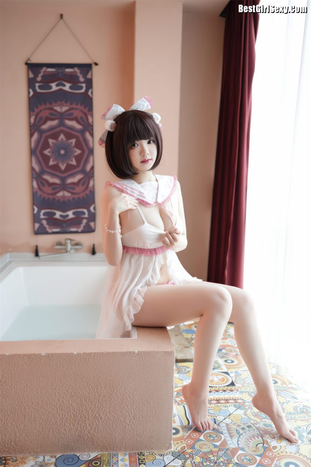 Coser@雪晴Astra 雪晴嘟嘟 Vol.046 浴缸牛奶