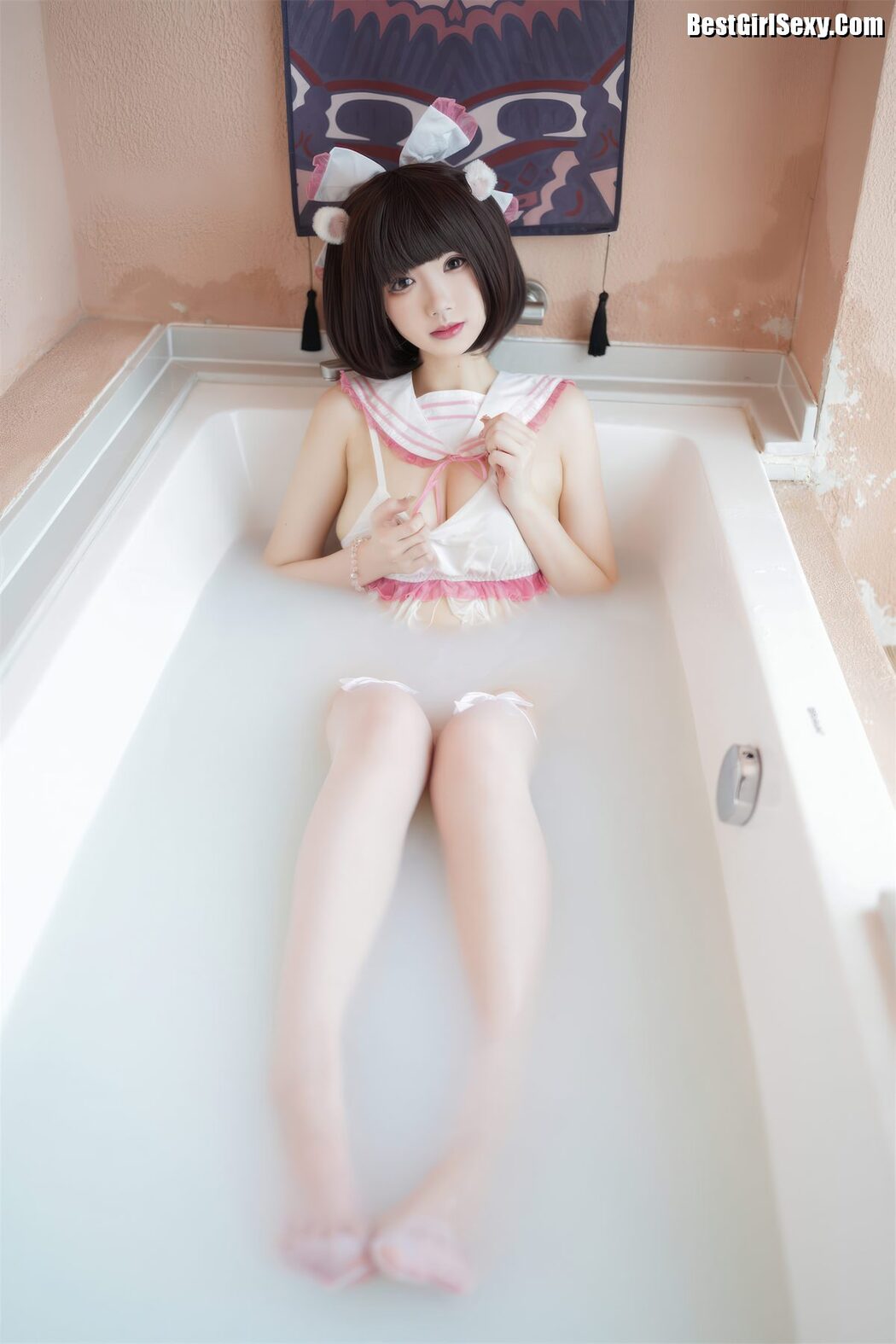 Coser@雪晴Astra 雪晴嘟嘟 Vol.046 浴缸牛奶