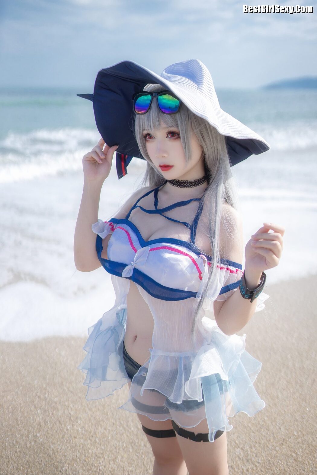 Coser@樱落酱w – 斯卡蒂泳装