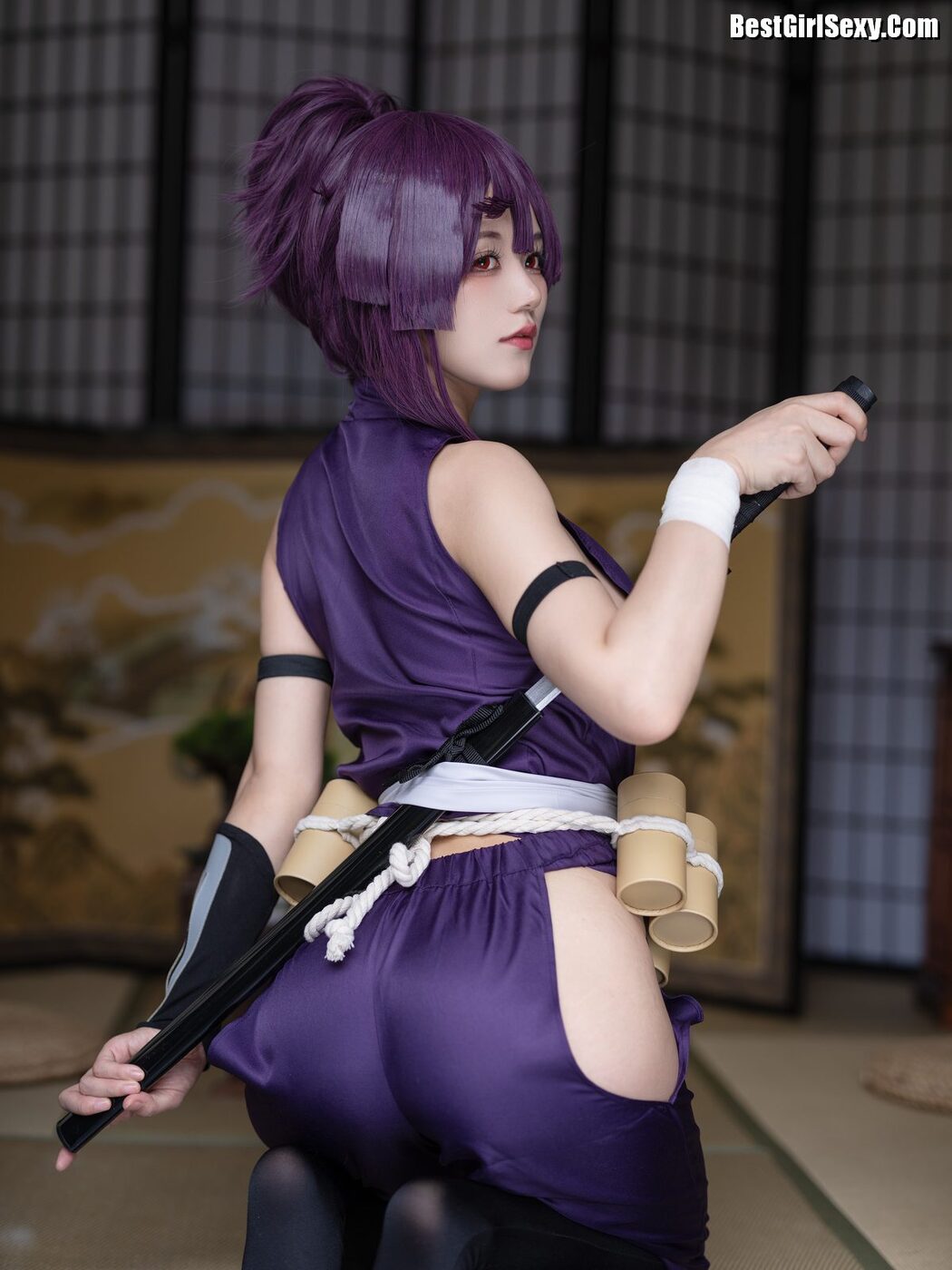 Coser@小仓千代w No.060 Yuzuriha 地狱楽 杠