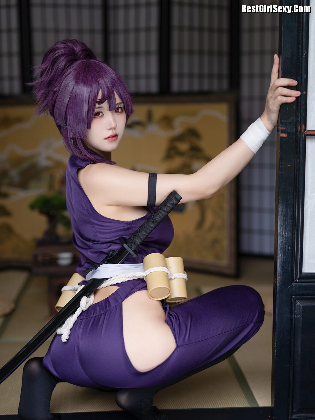 Coser@小仓千代w No.060 Yuzuriha 地狱楽 杠