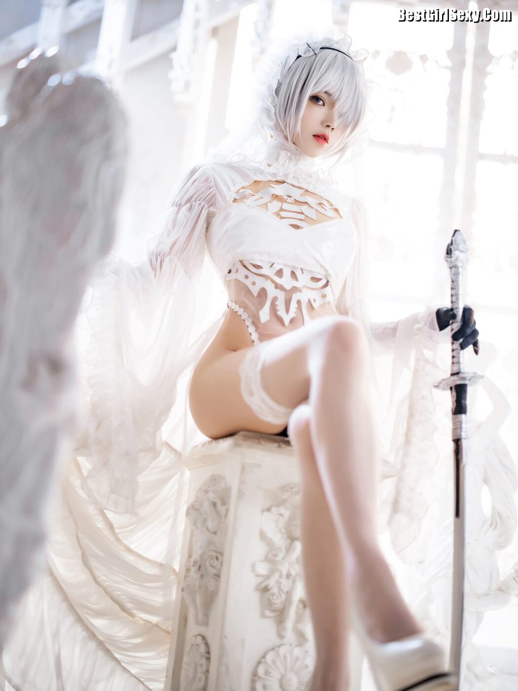 Coser@桜桃喵 Vol.166 2B花嫁