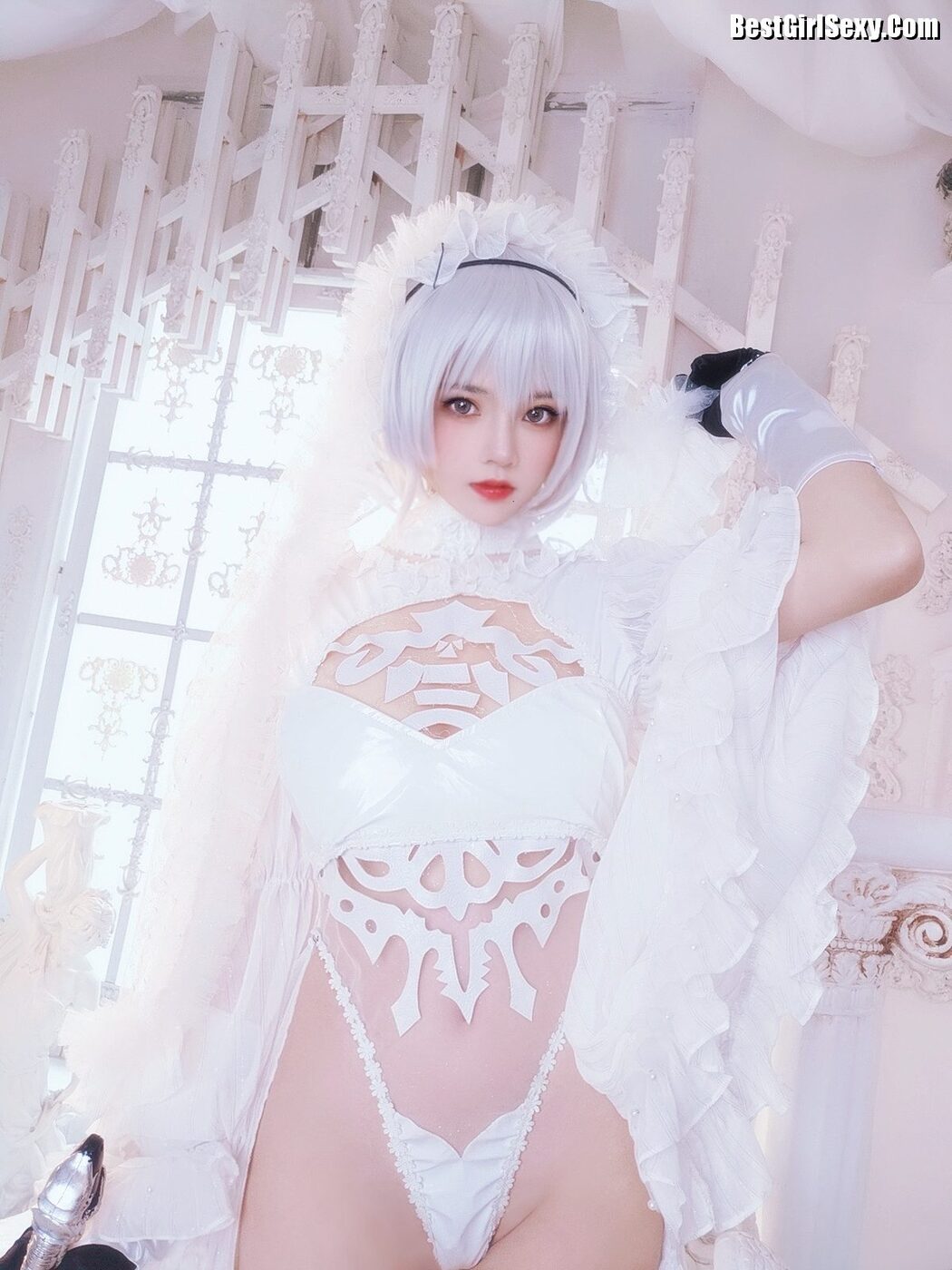 Coser@桜桃喵 Vol.166 2B花嫁