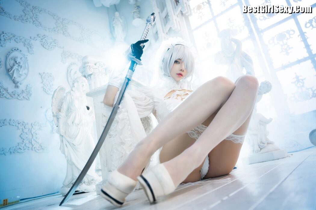 Coser@桜桃喵 Vol.166 2B花嫁