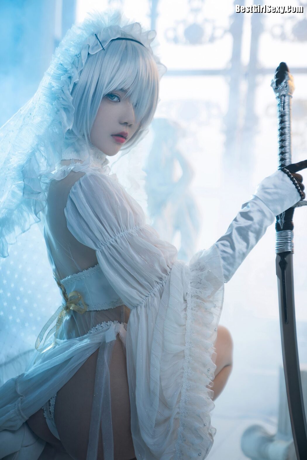 Coser@桜桃喵 Vol.166 2B花嫁