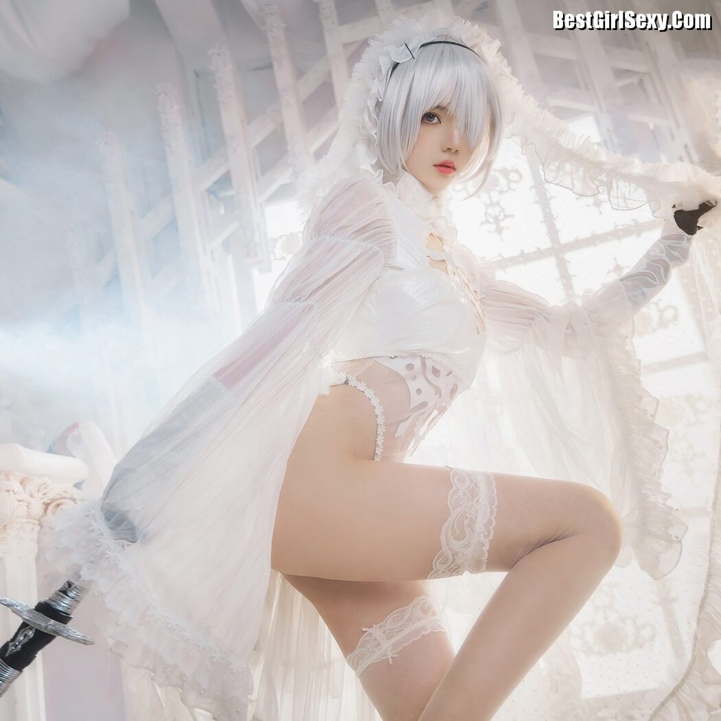 Coser@桜桃喵 Vol.166 2B花嫁