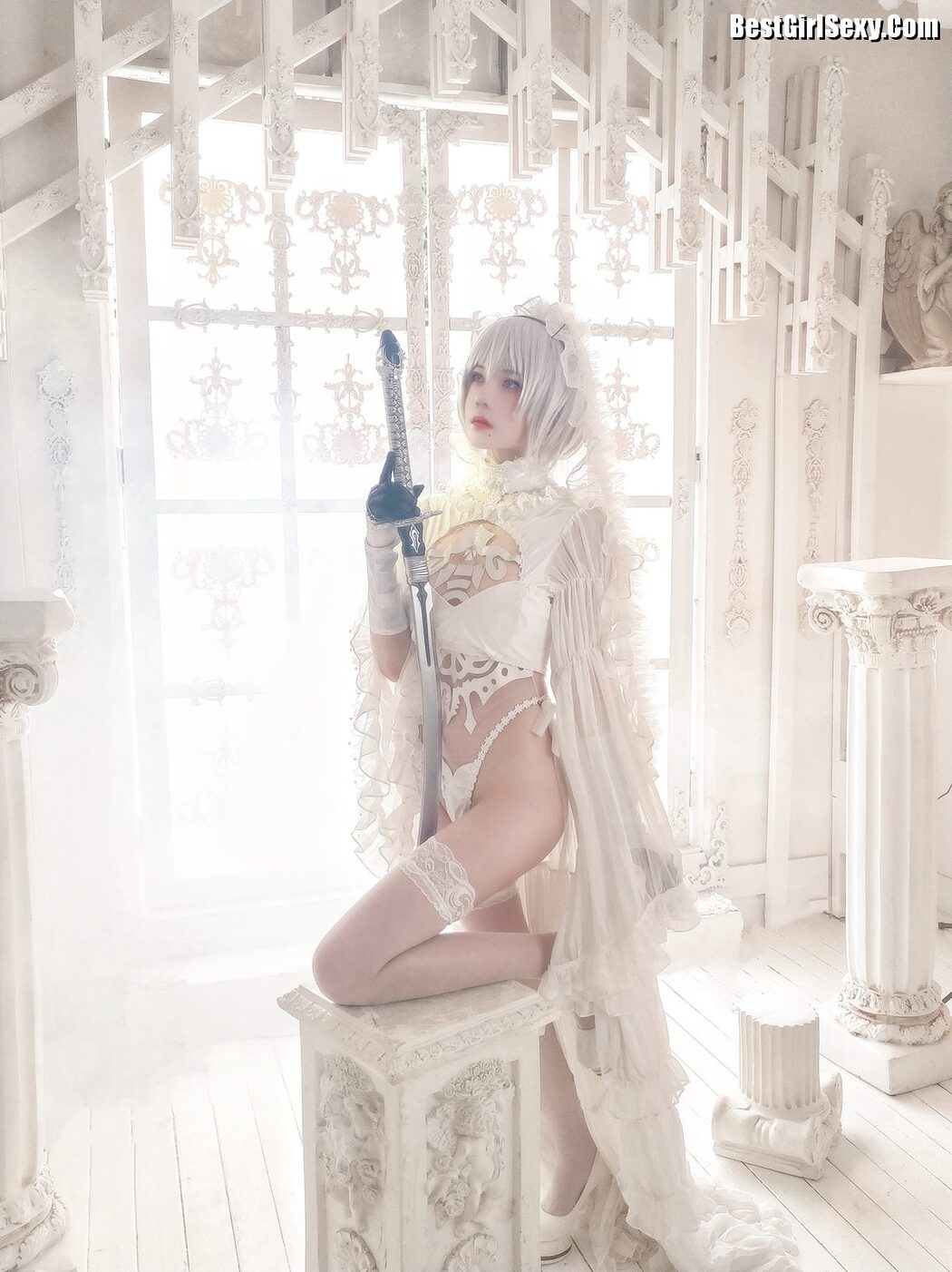 Coser@桜桃喵 Vol.166 2B花嫁