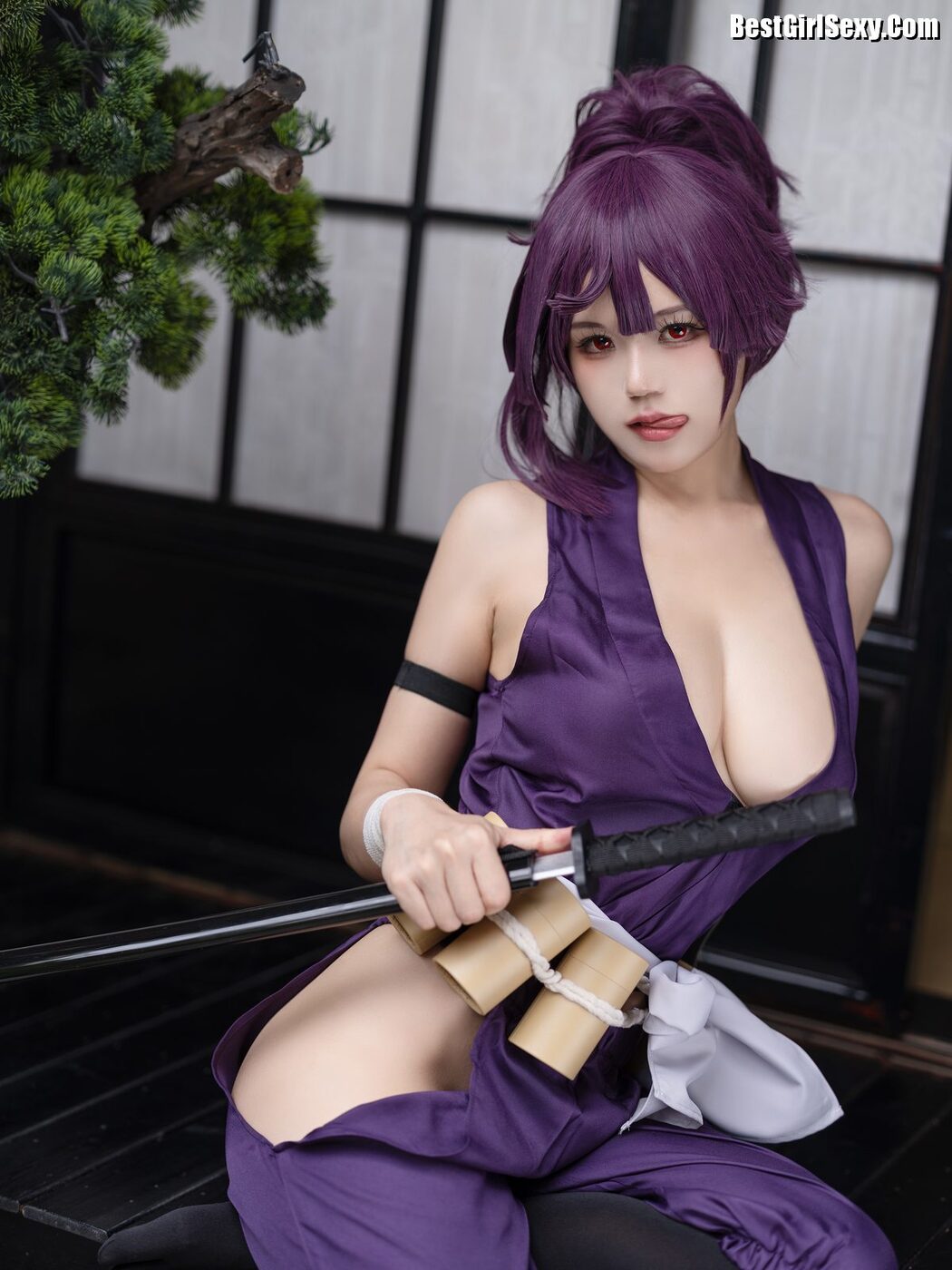 Coser@小仓千代w No.060 Yuzuriha 地狱楽 杠