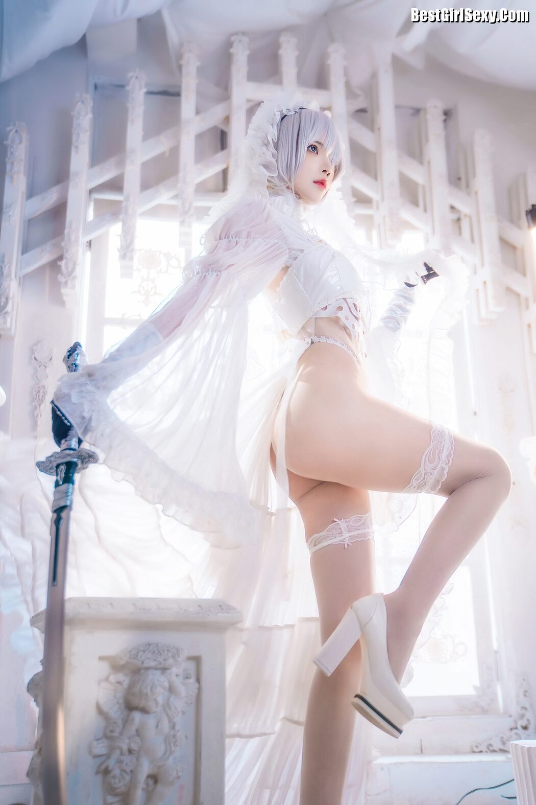 Coser@桜桃喵 Vol.166 2B花嫁