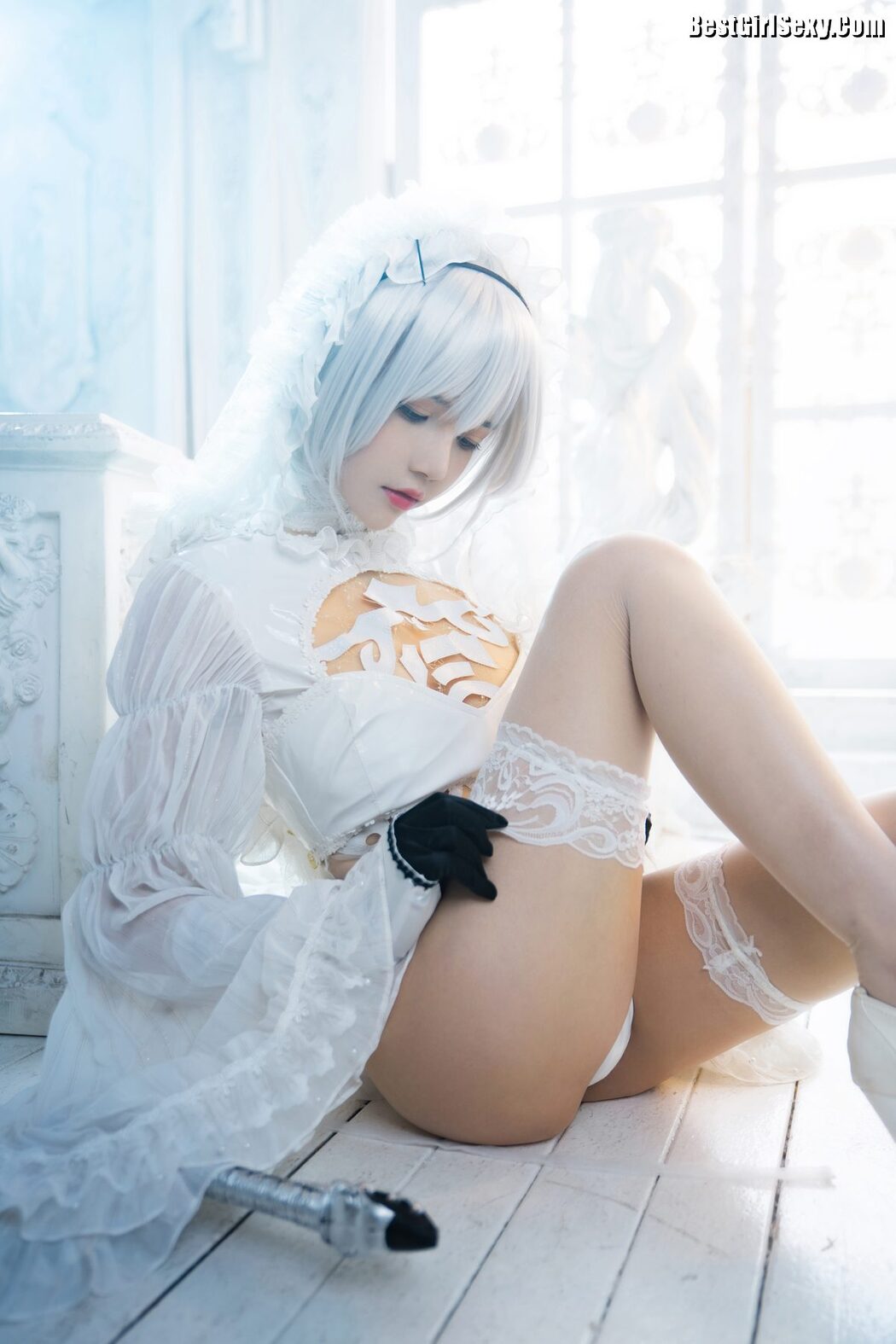 Coser@桜桃喵 Vol.166 2B花嫁