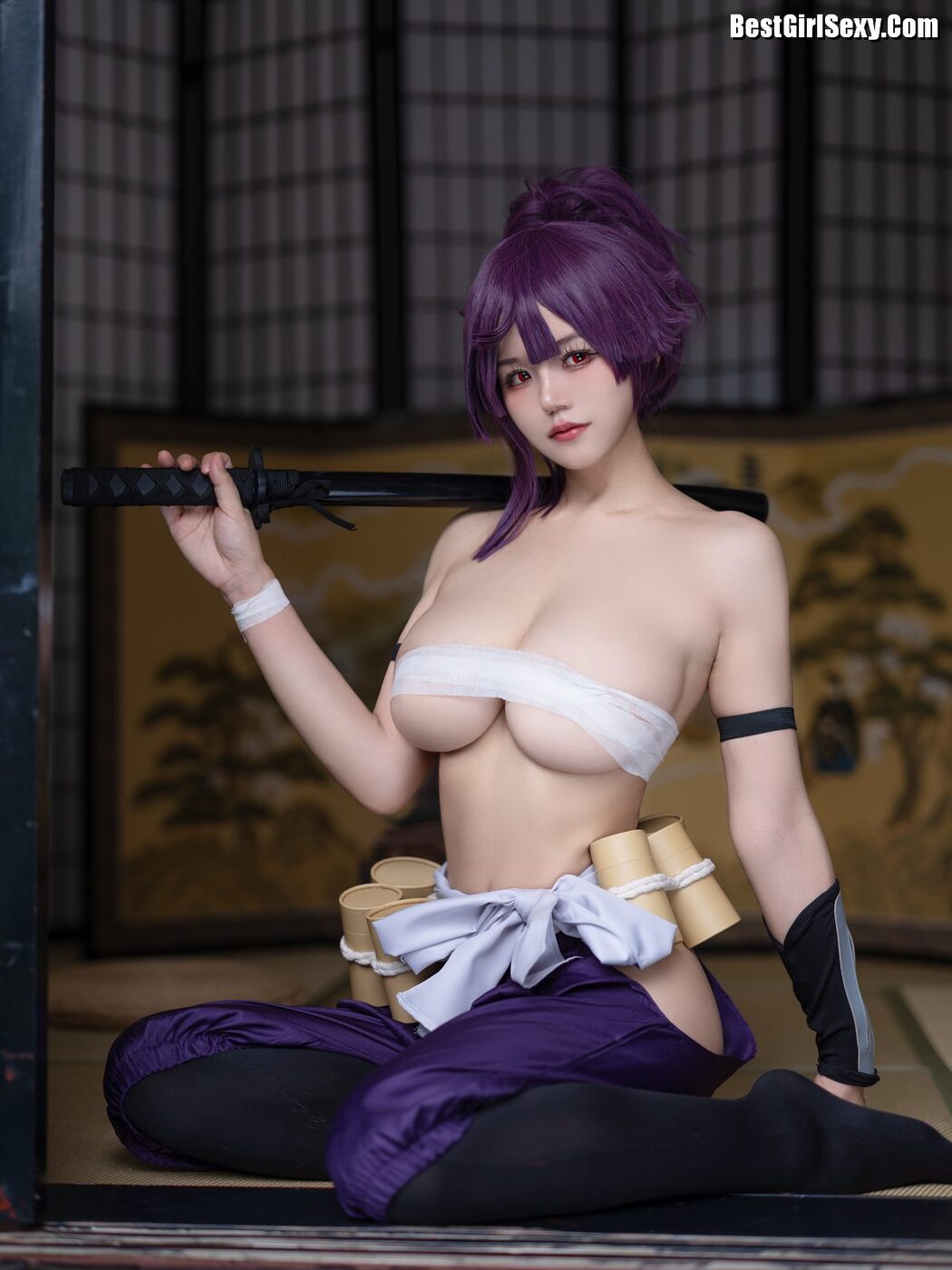 Coser@小仓千代w No.060 Yuzuriha 地狱楽 杠