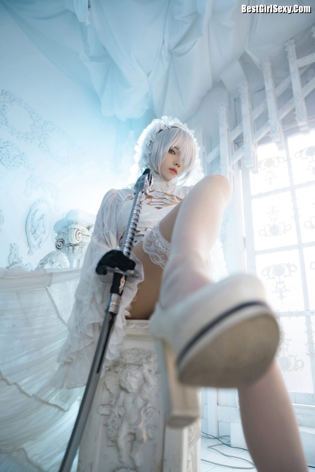 Coser@桜桃喵 Vol.166 2B花嫁