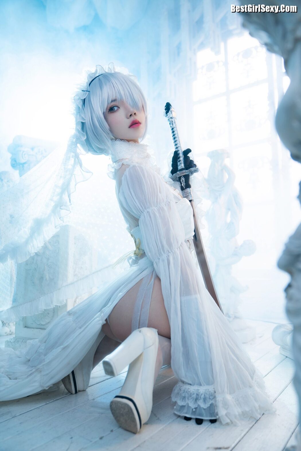 Coser@桜桃喵 Vol.166 2B花嫁