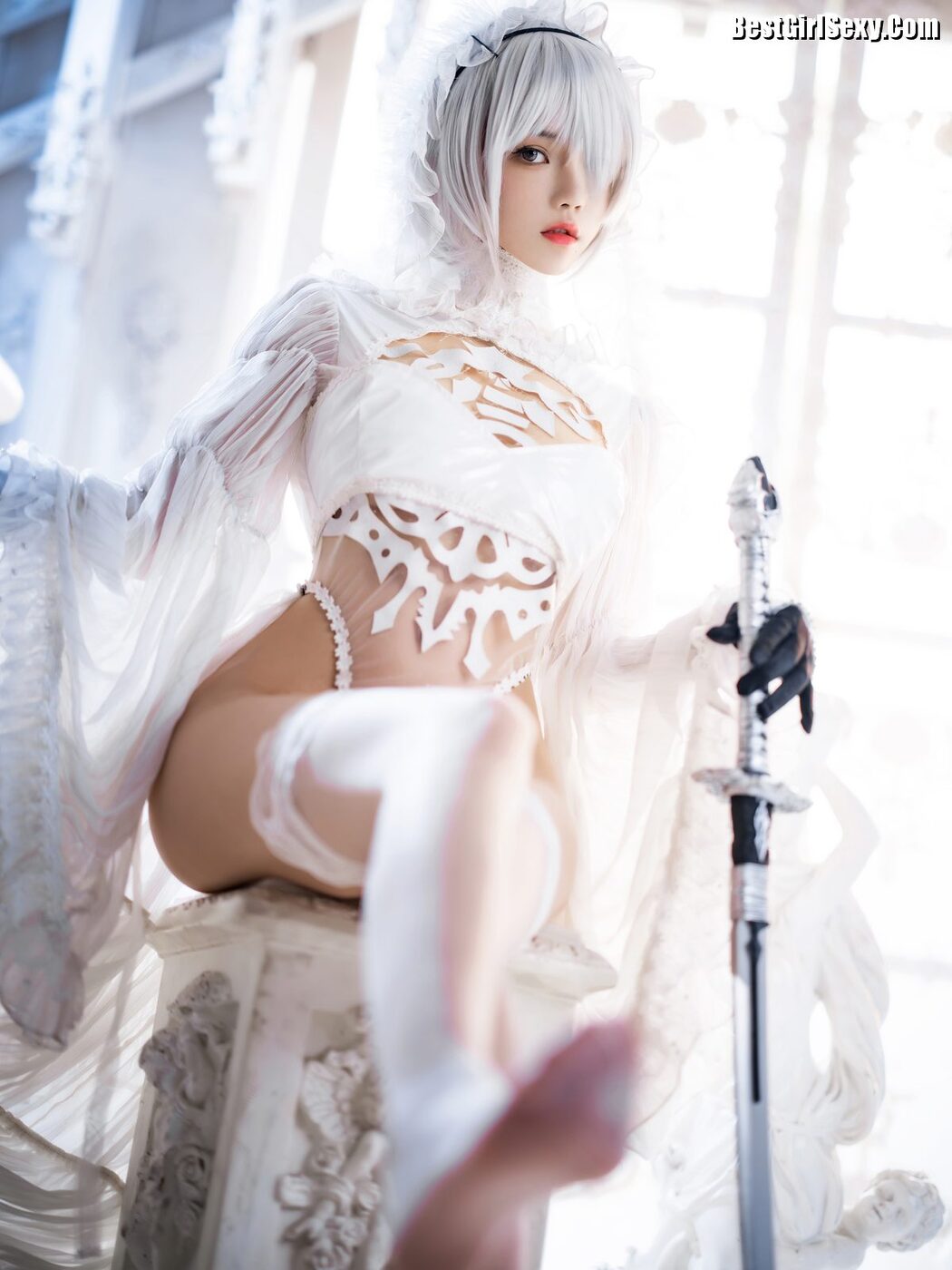 Coser@桜桃喵 Vol.166 2B花嫁