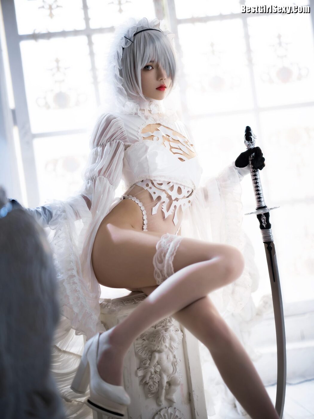 Coser@桜桃喵 Vol.166 2B花嫁