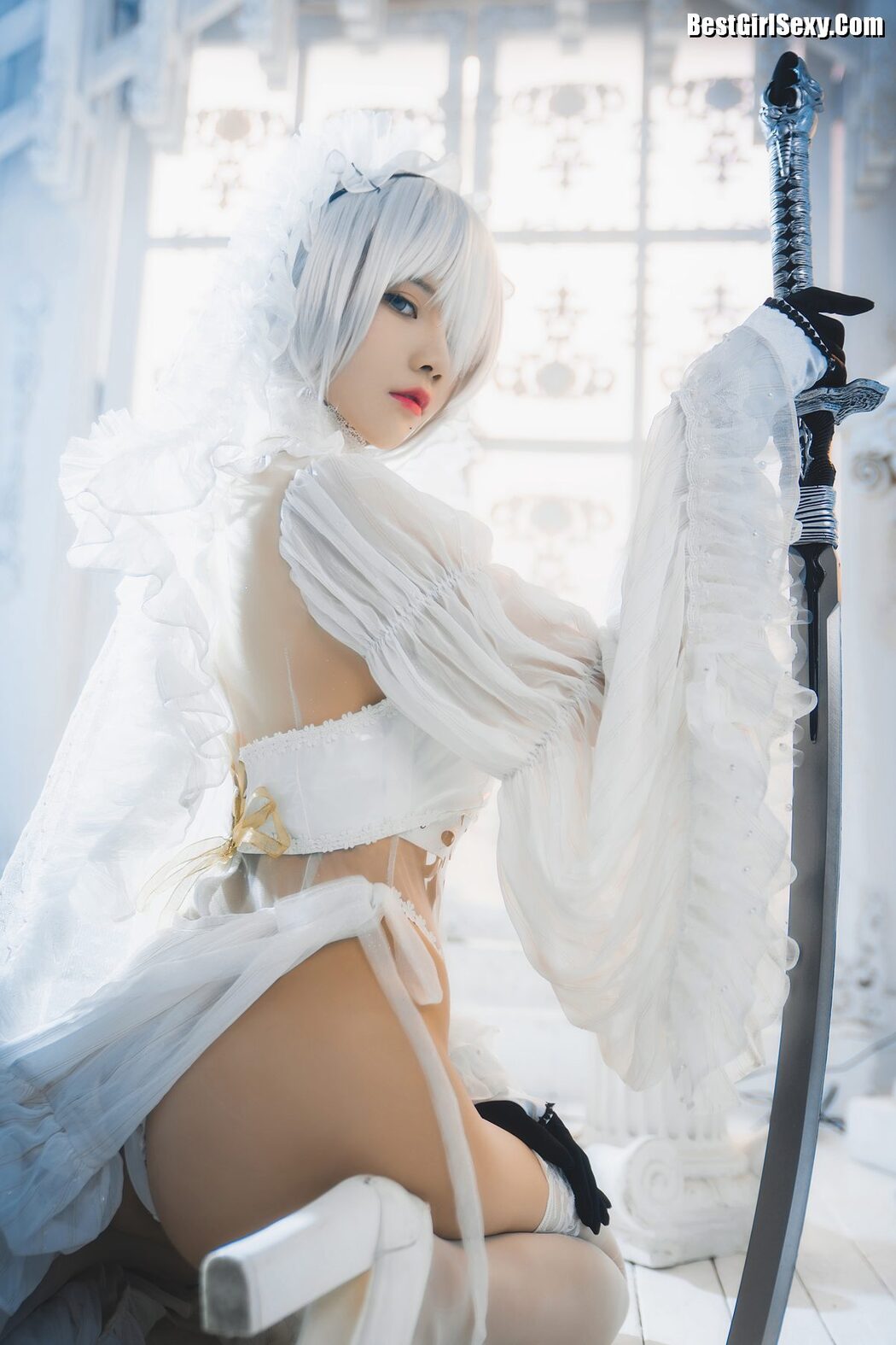 Coser@桜桃喵 Vol.166 2B花嫁