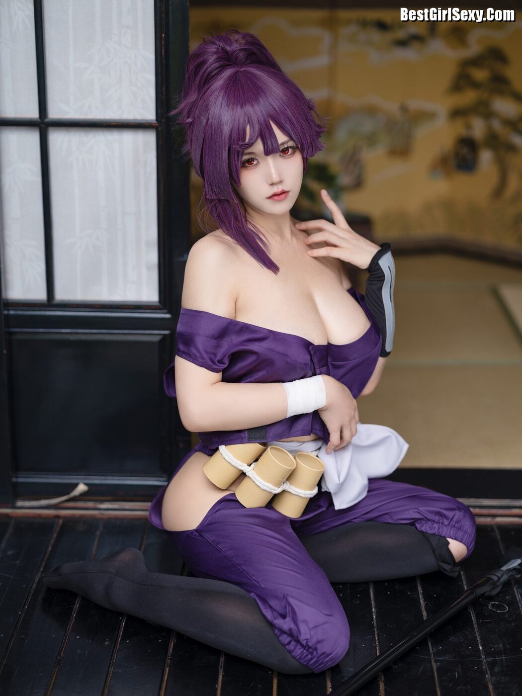 Coser@小仓千代w No.060 Yuzuriha 地狱楽 杠