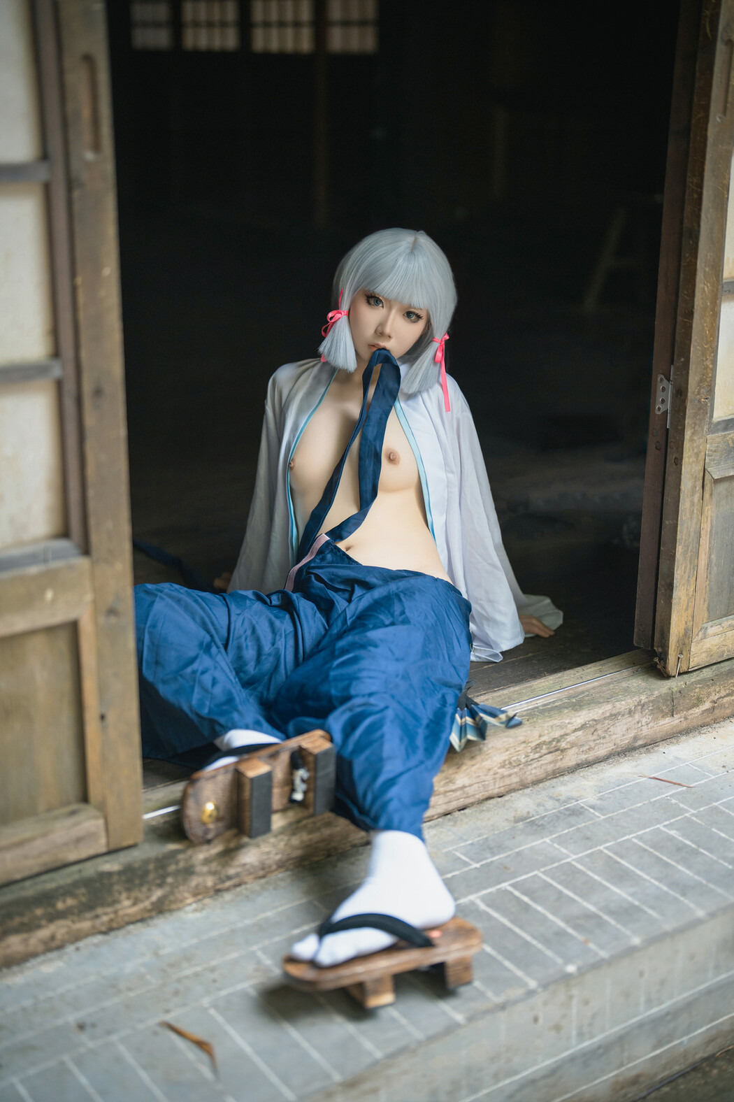 Coser 北川瑶, 写真集 绫华 神里綾華 Ayaka Kamisato Set.01