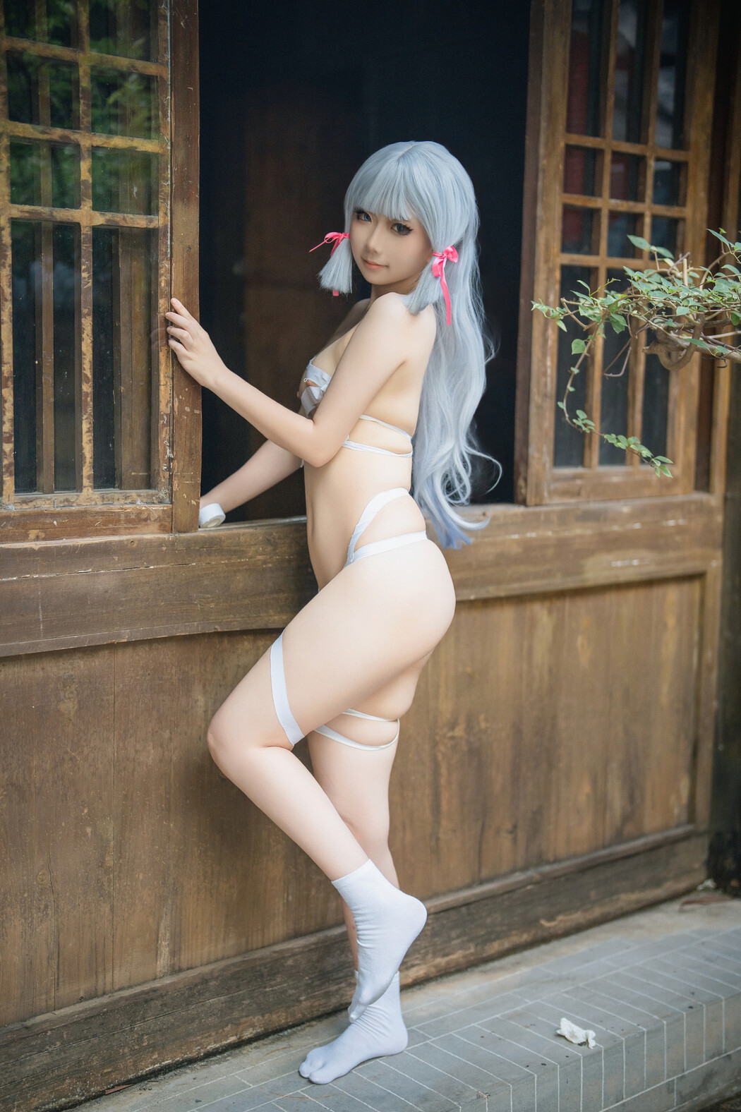 Coser 北川瑶, 写真集 绫华 神里綾華 Ayaka Kamisato Set.01