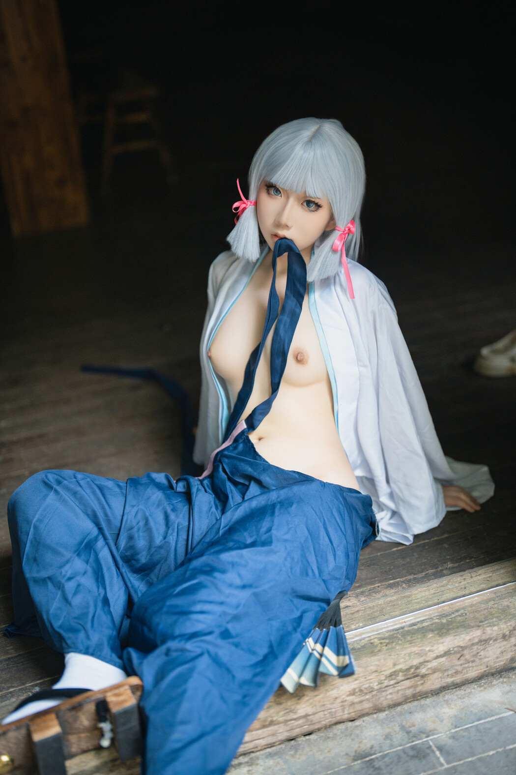 Coser 北川瑶, 写真集 绫华 神里綾華 Ayaka Kamisato Set.01